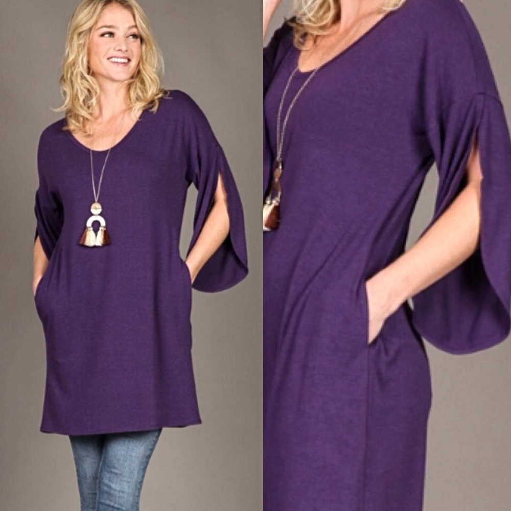 Boho Relaxed Tunic - L